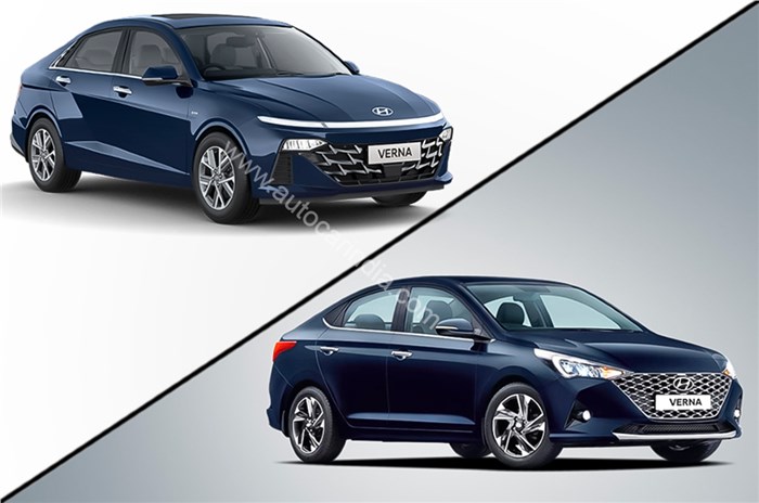 Hyundai Verna: new vs old